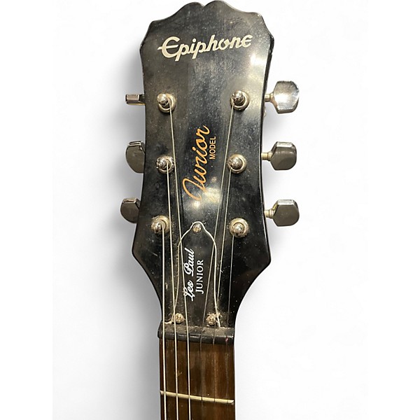 Used Epiphone Les Paul Junior Single Cut 2 Color Sunburst Solid Body Electric Guitar