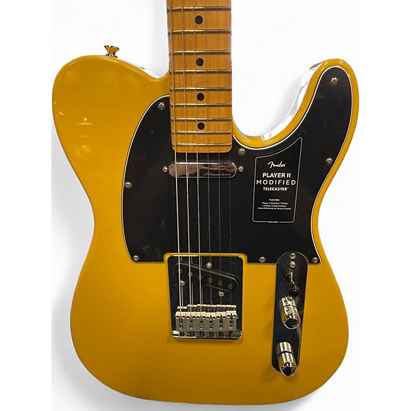 Used 2025 Fender player II modified telecaster  Yellow Solid Body Electric Guitar