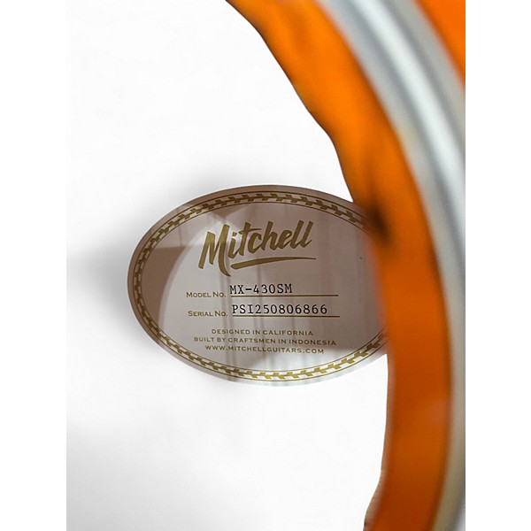 Used Mitchell MX-430SM WHISKEY BURST Acoustic Guitar