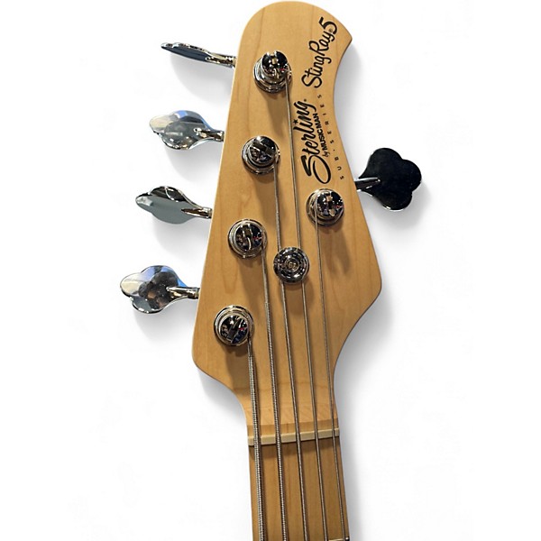 Used Sterling by Music Man Ray5 5 String Black Electric Bass Guitar