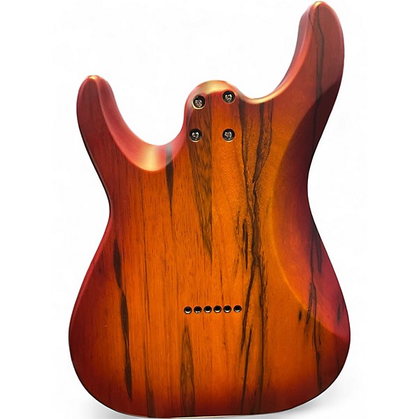 Used Schecter Guitar Research Sun Valley Super Shredder Exotic HT Ziricote Natural Satin Solid Body Electric Guitar