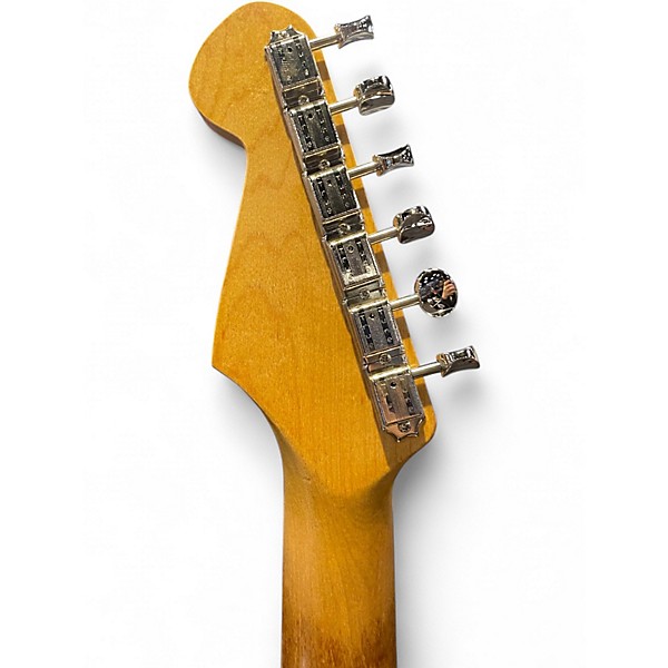 Used Burly S Style Surf Green and White Relic Surf Green Solid Body Electric Guitar