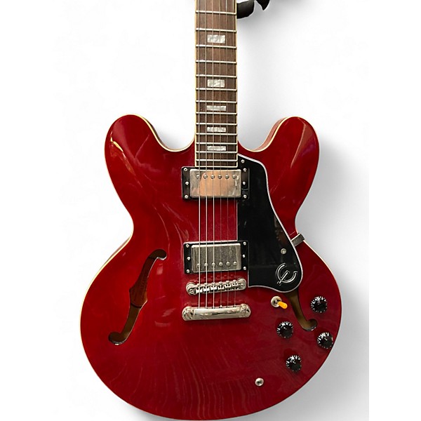 Used Epiphone ES335 Pro Cherry Hollow Body Electric Guitar