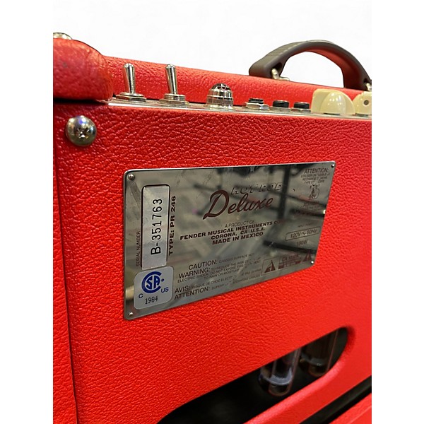 Used Fender Hot Rod Deluxe Texas Red 40W Tube Guitar Combo Amp