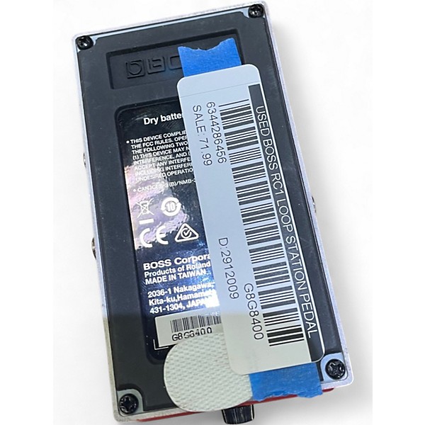 Used BOSS RC1 Loop Station Pedal