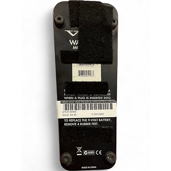 Used VOX V847 Reissue Wah Effect Pedal