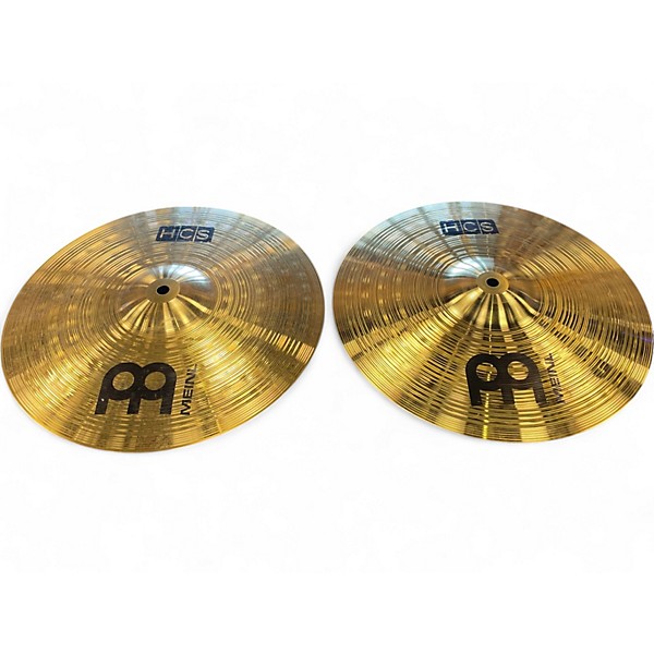 Used MEINL 14in HCS Hi Hat Pair Cymbal
