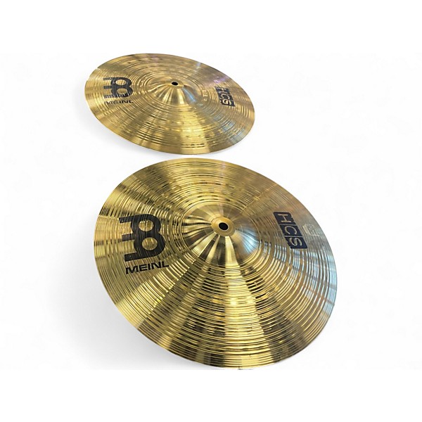 Used MEINL 14in HCS Hi Hat Pair Cymbal