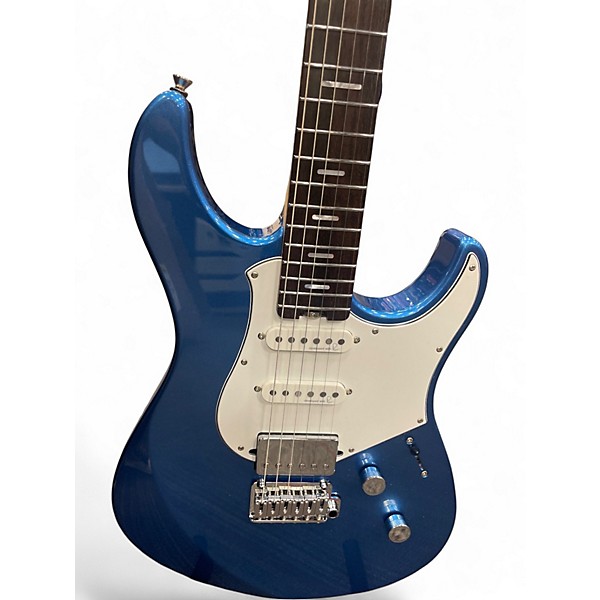 Used Yamaha Pacifica PROFESSIONAL SPARKLE BLUE Solid Body Electric Guitar