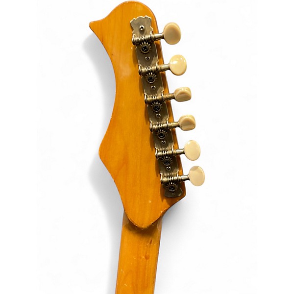 Used Harmony H802 Sunburst Solid Body Electric Guitar