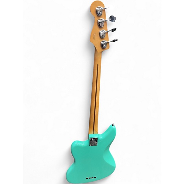 Used 2024 Fender Mark Hoppus Signature Jazz Bass Seafoam Green Electric Bass Guitar