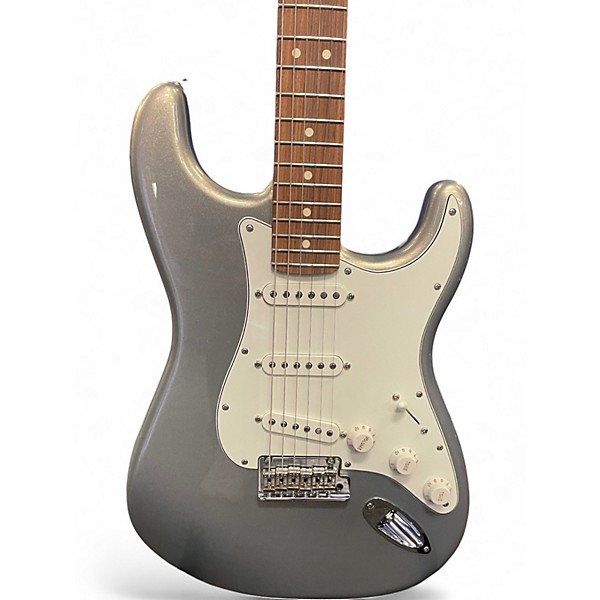 Used Fender Player Stratocaster Silver Solid Body Electric Guitar