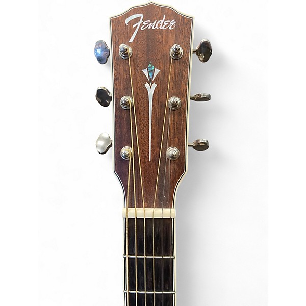 Used Fender PM-3C Natural Acoustic Guitar