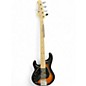 Used Sterling by Music Man STINGRAY 5 LEFTIE SUNBURST Electric Bass Guitar