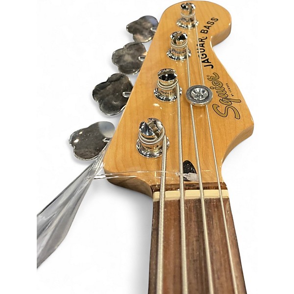 Used Squier Affinity Series Jaguar Bass Charcoal Electric Bass Guitar