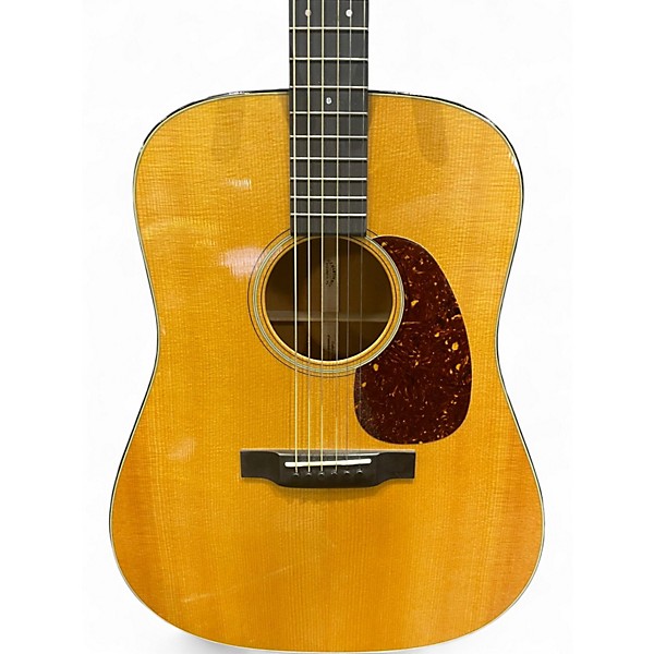 Used Martin D18 Natural Acoustic Guitar