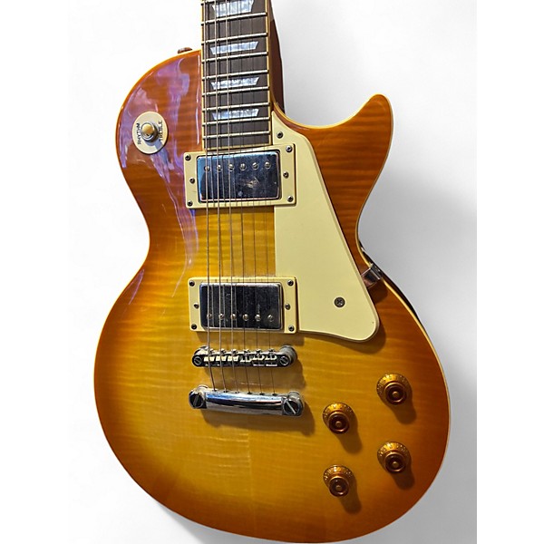 Used 2002 Epiphone Les Paul Standard Honey Burst Solid Body Electric Guitar