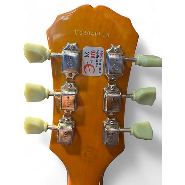 Used 2002 Epiphone Les Paul Standard Honey Burst Solid Body Electric Guitar