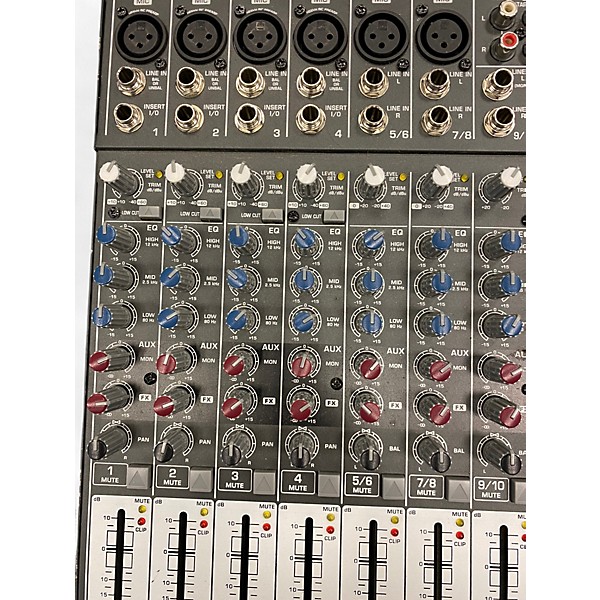 Used Behringer xenyx 1222fx Unpowered Mixer
