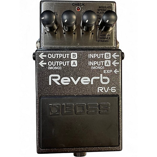 Used BOSS RV6 Digital Reverb Effect Pedal