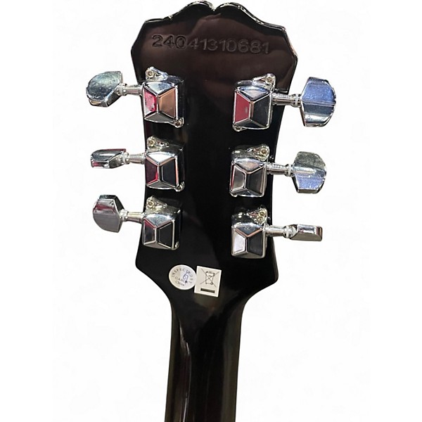 Used Epiphone Les Paul Special II Trans Black Solid Body Electric Guitar