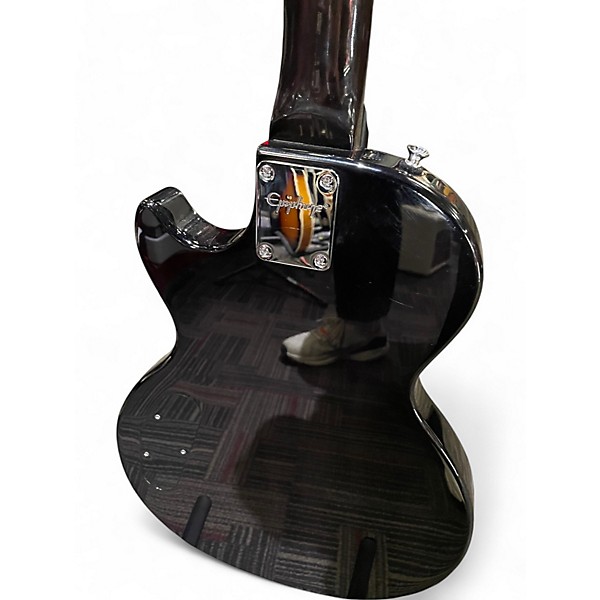 Used Epiphone Les Paul Special II Trans Black Solid Body Electric Guitar