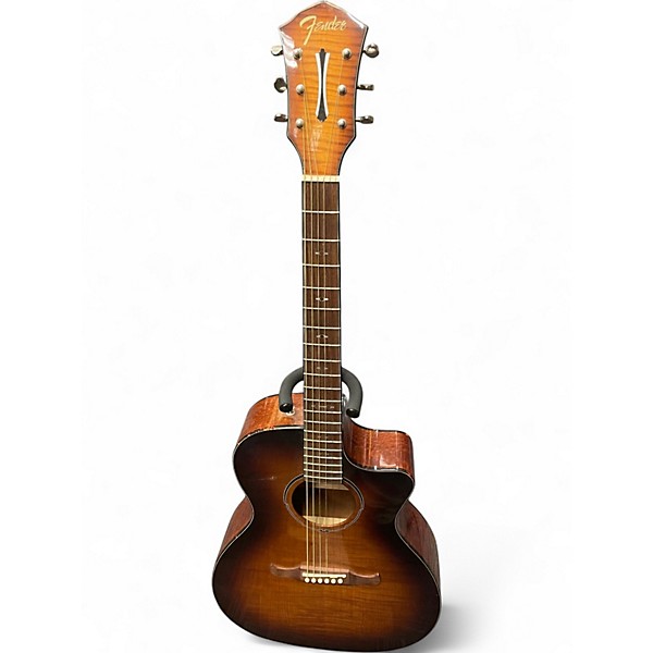 Used Fender FA345CE 3 Color Sunburst Acoustic Guitar