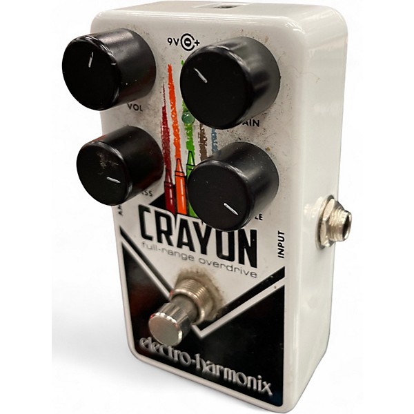 Used Electro-Harmonix Crayon Full Range Overdrive Effect Pedal