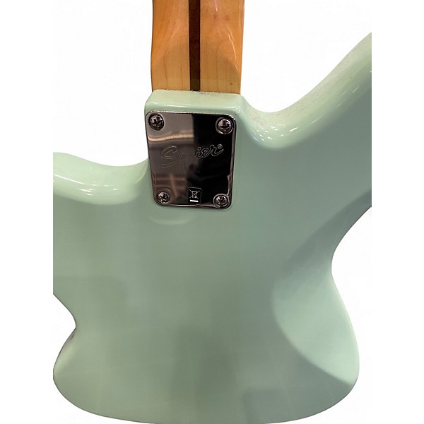 Used Squier Vintage Modified Jaguar Surf Green Solid Body Electric Guitar