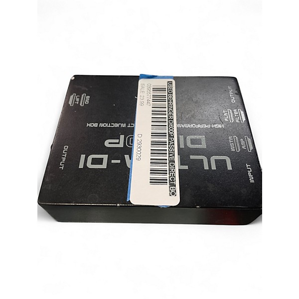 Used Behringer DI600P Passive Direct Box