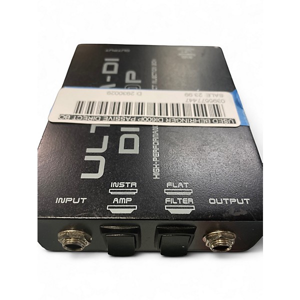 Used Behringer DI600P Passive Direct Box