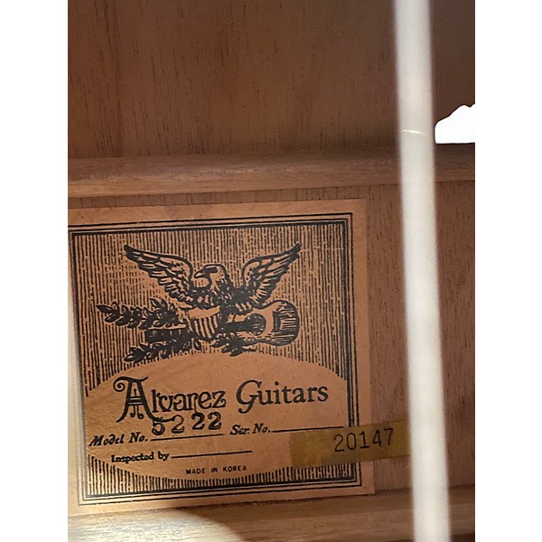 Used Alvarez 5222 Natural Acoustic Guitar