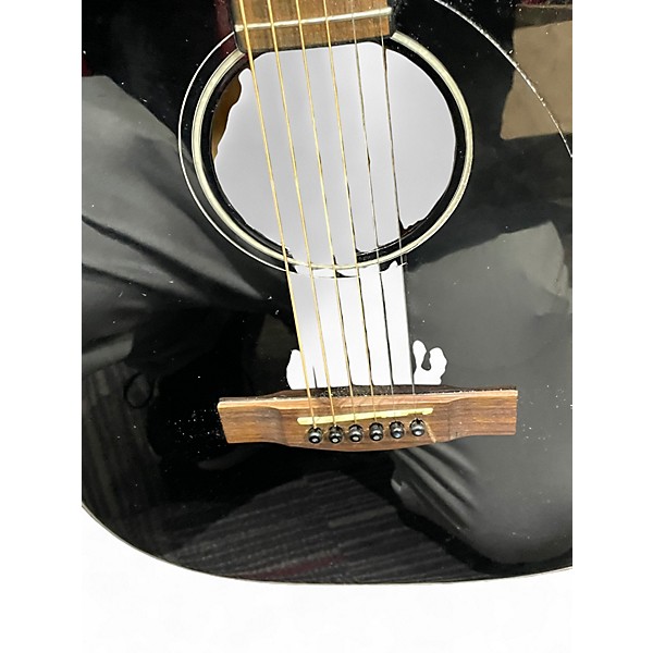 Used Fender CC60SCE Black Acoustic Electric Guitar