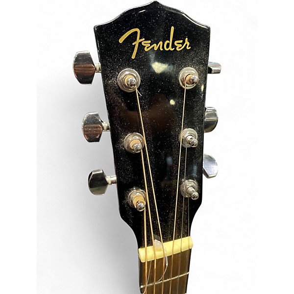 Used Fender CC60SCE Black Acoustic Electric Guitar