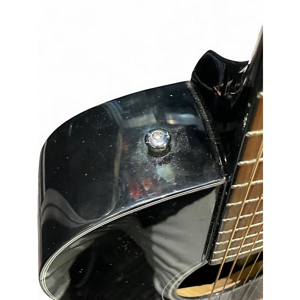 Used Fender CC60SCE Black Acoustic Electric Guitar