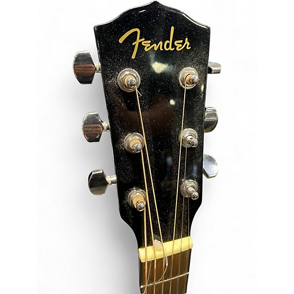 Used Fender CC60SCE Black Acoustic Electric Guitar