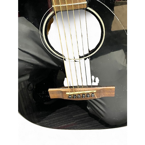 Used Fender CC60SCE Black Acoustic Electric Guitar