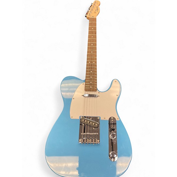 Used Squier Standard Telecaster Blue Solid Body Electric Guitar