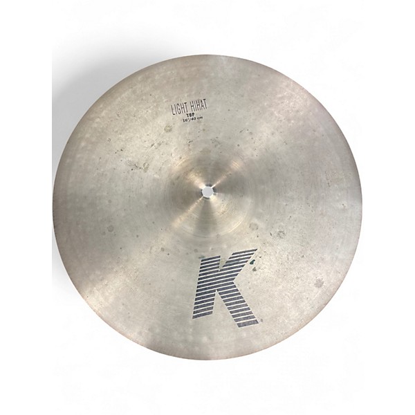 Used Zildjian 16in K Light Hi Hat Pair Cymbal