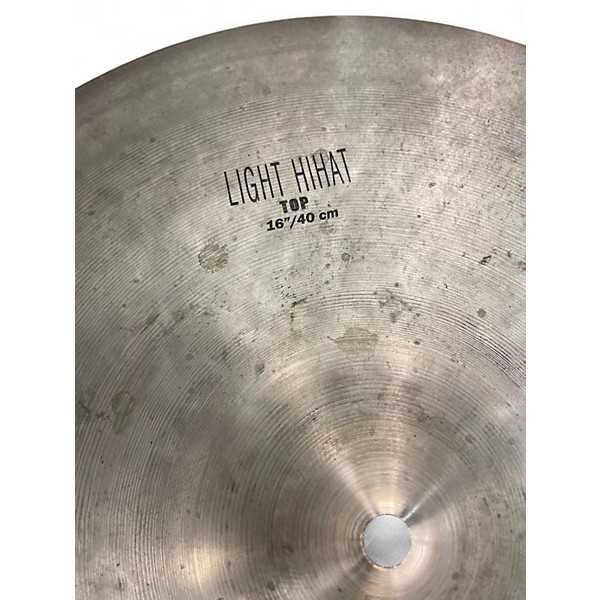 Used Zildjian 16in K Light Hi Hat Pair Cymbal