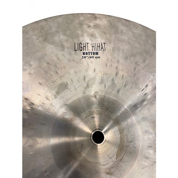 Used Zildjian 16in K Light Hi Hat Pair Cymbal