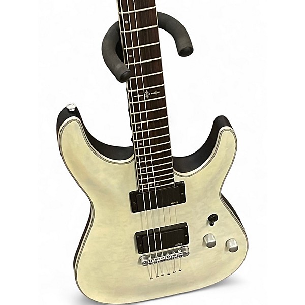 Used Schecter Guitar Research C1 Platinum Gray Solid Body Electric Guitar