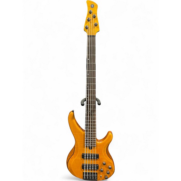 Used Yamaha TRBX605FM Natural Electric Bass Guitar