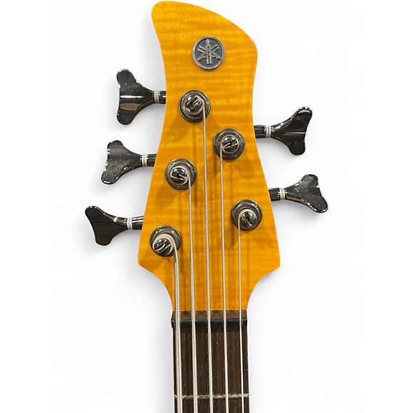 Used Yamaha TRBX605FM Natural Electric Bass Guitar