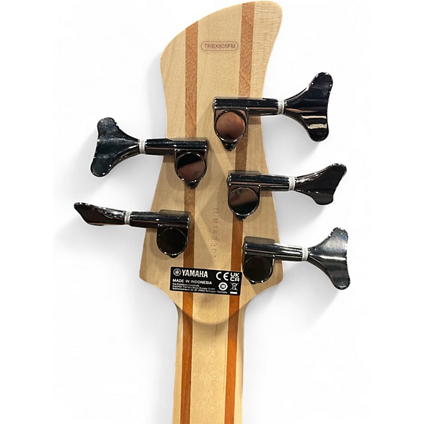 Used Yamaha TRBX605FM Natural Electric Bass Guitar