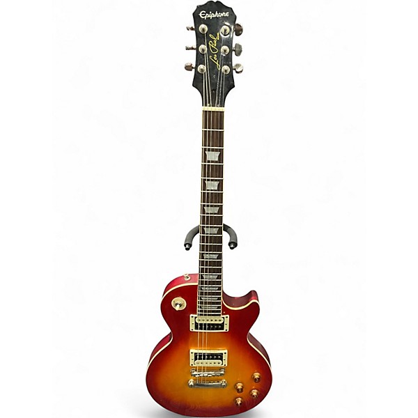 Used Epiphone Les Paul Traditional Pro Heritage Cherry Sunburst Solid Body Electric Guitar