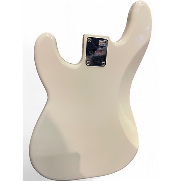Used Fender Standard Precision Bass OFF WHITE Electric Bass Guitar