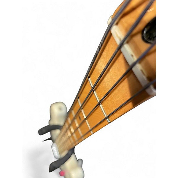 Used Fender Standard Precision Bass OFF WHITE Electric Bass Guitar