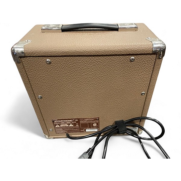 Used Fender Acoustasonic 15 Acoustic Guitar Combo Amp