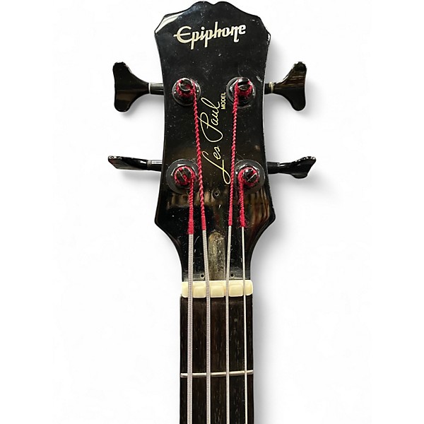 Used Epiphone LES PAUL SPECIAL TRANSBLACK Electric Bass Guitar